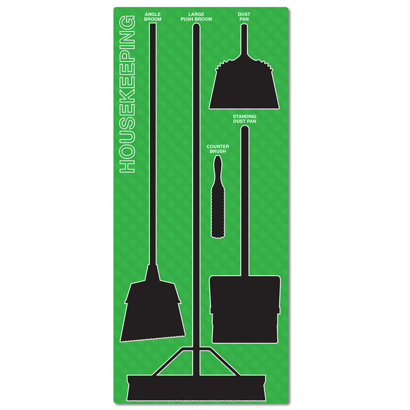 5S Lean Houskeeping Organizational Shadowboard with Hanging Hardware (30 in x 68 in)