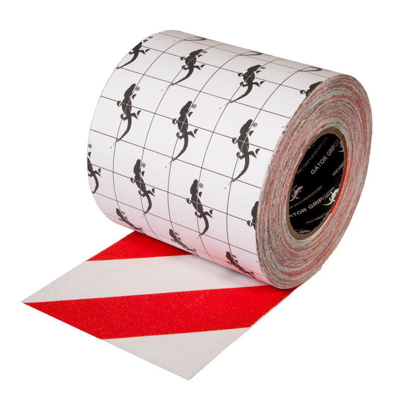 Gator Grip® Hazard Stripe Anti-Slip Grip Roll 60-grit Traction Tape