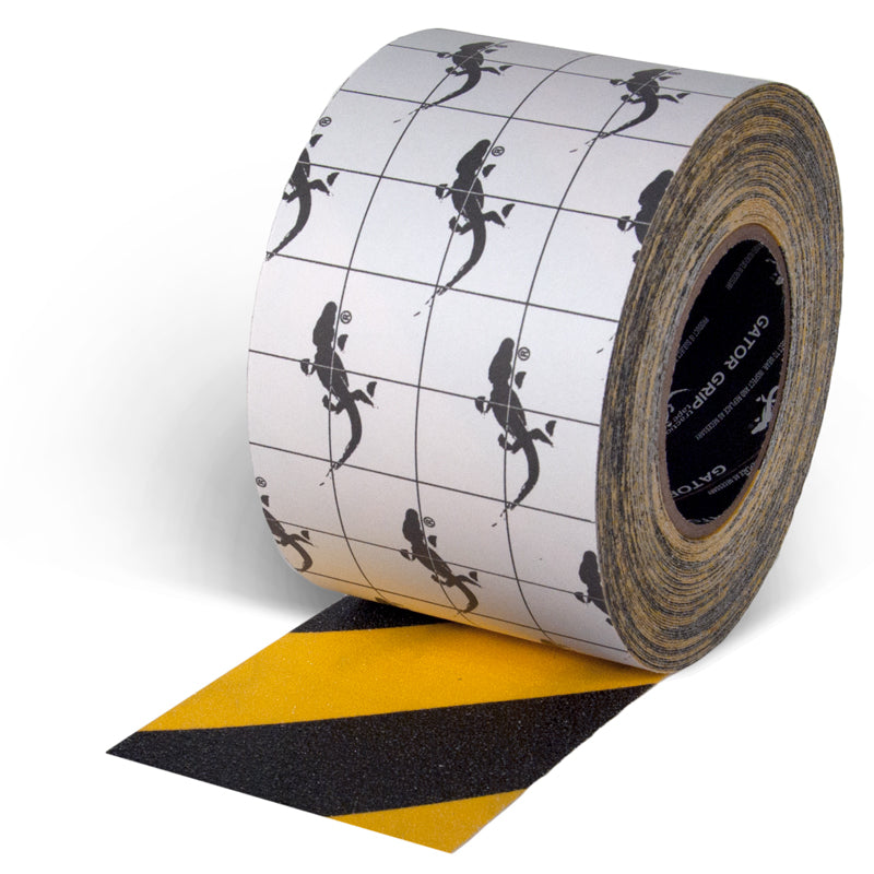 Gator Grip® Hazard Stripe Anti-Slip Grip Roll 60-grit Traction Tape