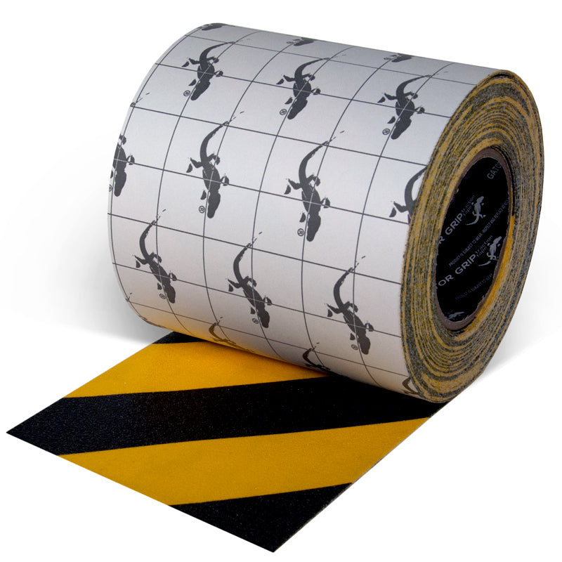 Gator Grip® Hazard Stripe Anti-Slip Grip Roll 60-grit Traction Tape