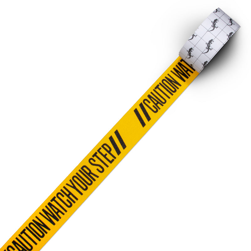 SG8903PT Gator Grip® Premium Worded Print WATCH YOUR STEP Yellow/Black Anti-Slip Grip Roll 60-grit Traction Tape (3 in x 60 ft)
