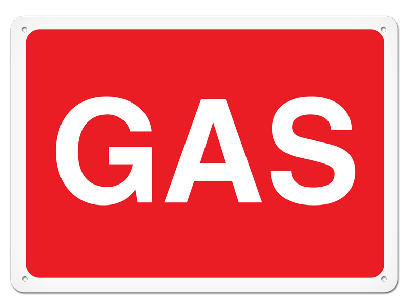 GAS PrimeGuard® Safety Sign