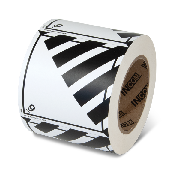 Class 9 MISCELLANEOUS HAZARDOUS MATERIALS Hazmat Hazardous Material DOT Worded Shipping Labels (4 in x 4 in) 500 /roll