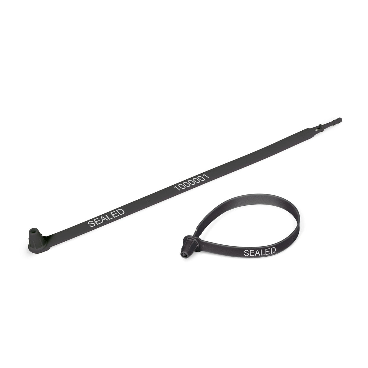 TS1000K Black Tamper Evident Plastic Transport Trailer and Security Seals (1,000 /case)