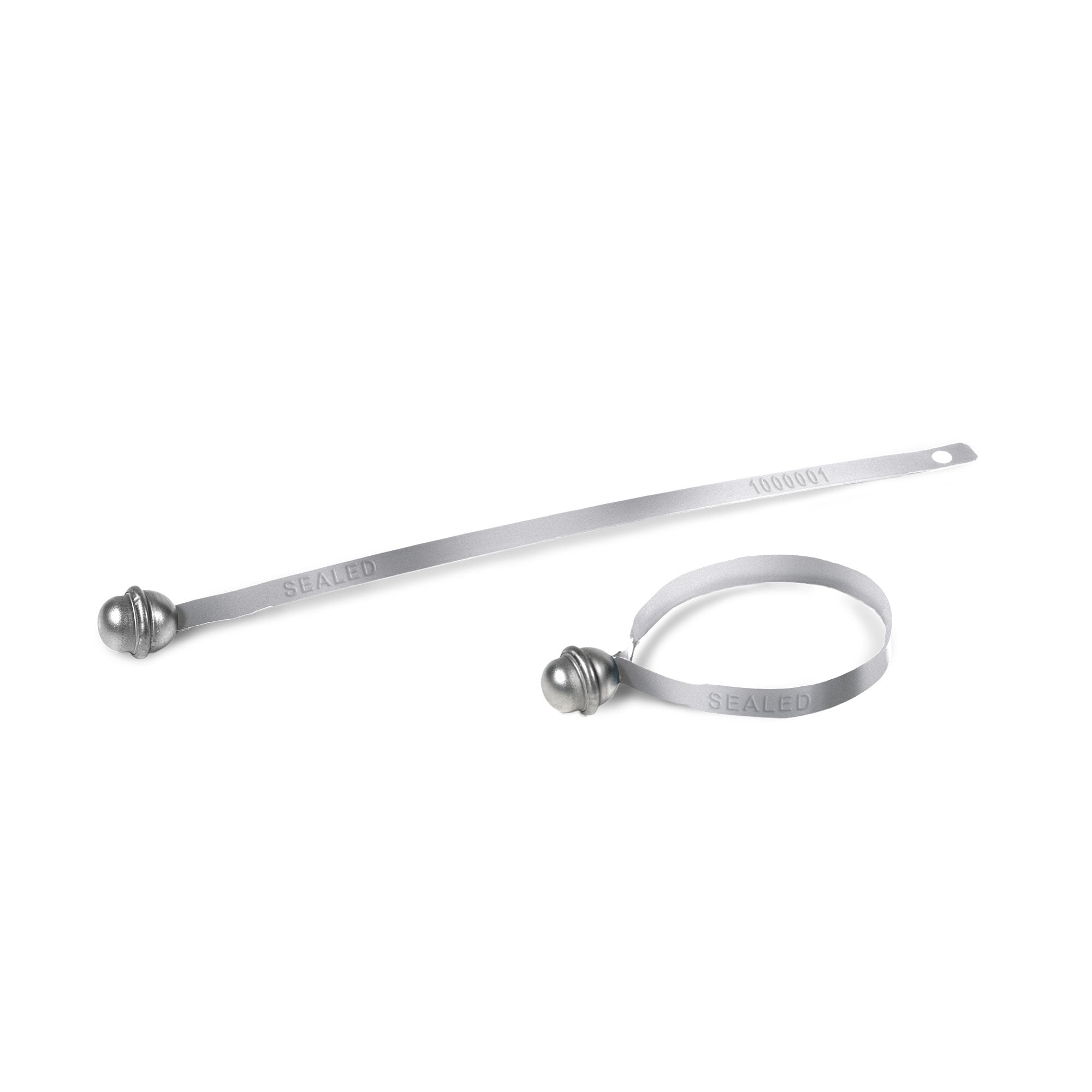 TS4500 Natural Tinplate Metal Tamper Evident Transport Trailer and Security Seals (1,000 /case)