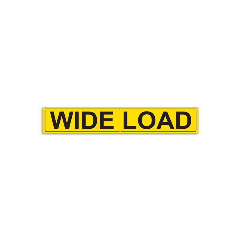 Over-Dimensional Load Heavy Haul Transport Signage and Decals (12 in x 72 in)