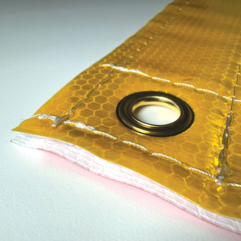 TS8015DSBR Ultra Durable OVERSIZE LOAD / "D" Double Sided Over-Dimensional Load Sign Reflective Banner (18 in x 96 in)