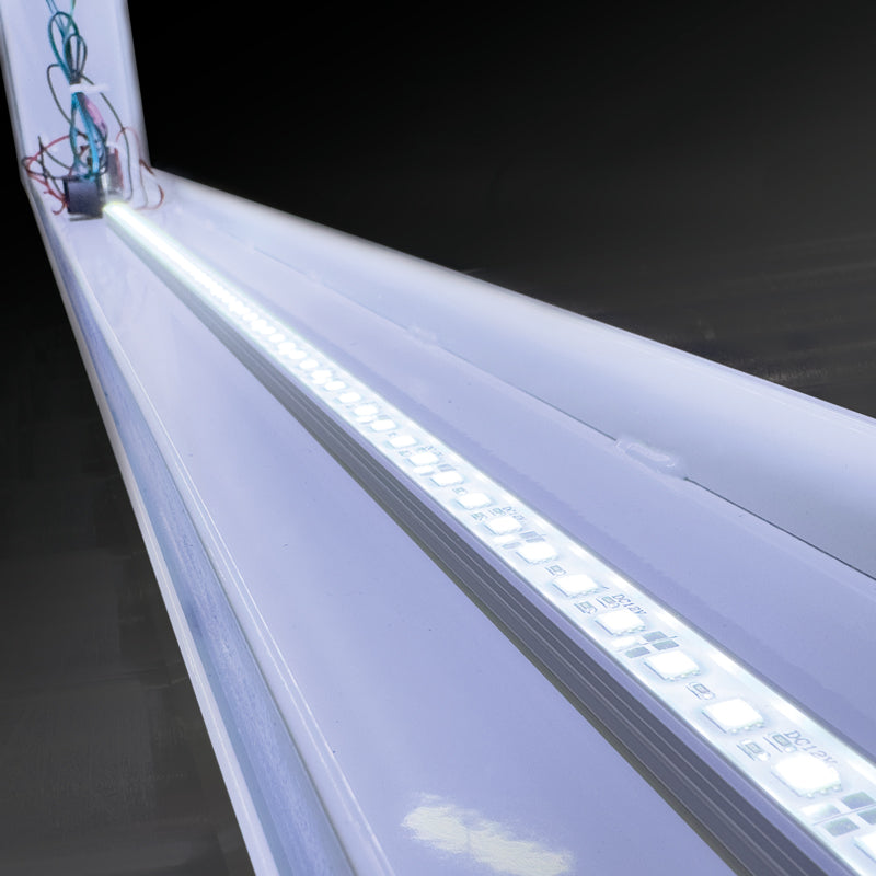 TS8130 Vehicle Mountable Illuminated Light-Up Pilot Car Sign Frame (72 in x 24 in x 5.5 in)