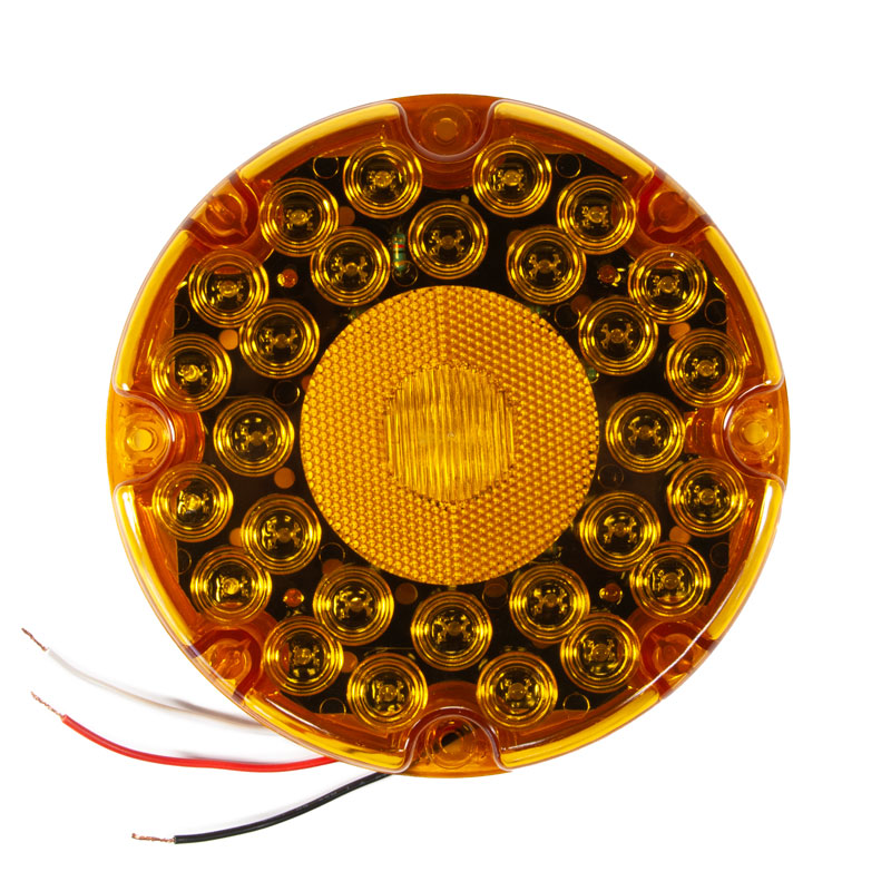 TS8204 Vehicle Mountable Illuminated Light-Up 7 inch Amber LED Lamp