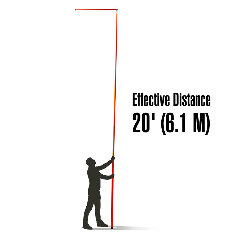 TS8250 20 Foot (6.09 Meter) Truck Load Height Measuring Stick For Vehicles and Trailers Full Extended