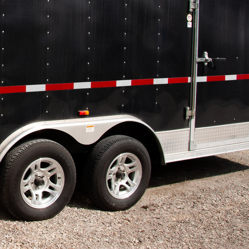 DOT Conspicuity Adhesive Reflective Trailer Tape (7in /11 in white/red pattern)