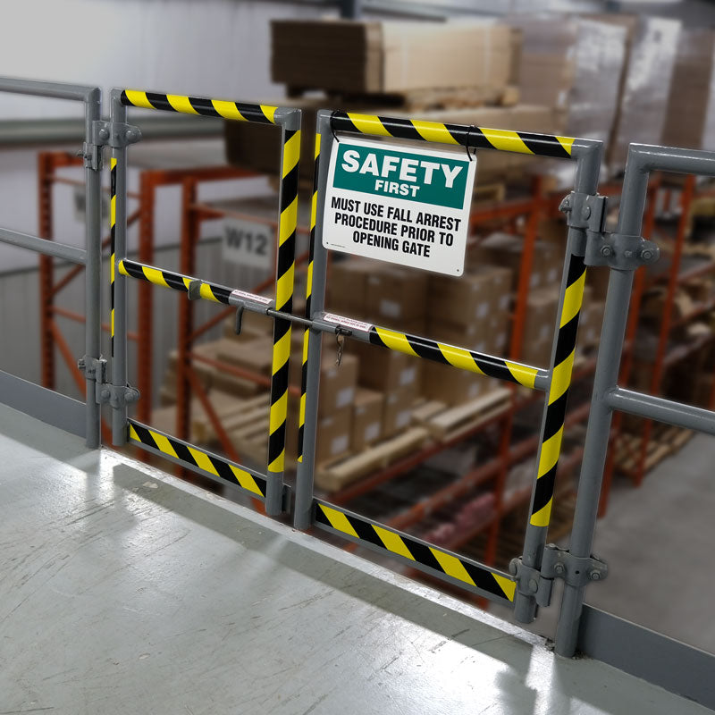 Conformable Adhesive Hazard Stripe Marking Tape (108 ft)