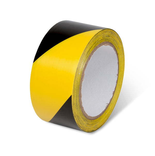 Conformable Adhesive Hazard Stripe Marking Tape (54 ft)