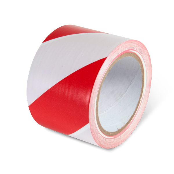 Conformable Adhesive Hazard Stripe Marking Tape (108 ft)
