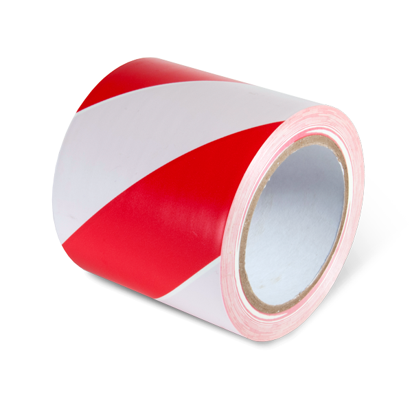 Conformable Adhesive Hazard Stripe Marking Tape (54 ft)