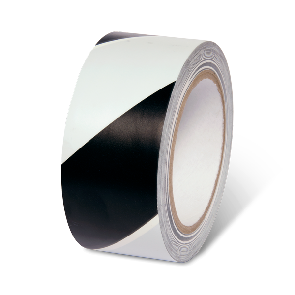 Conformable Adhesive Hazard Stripe Marking Tape (54 ft)