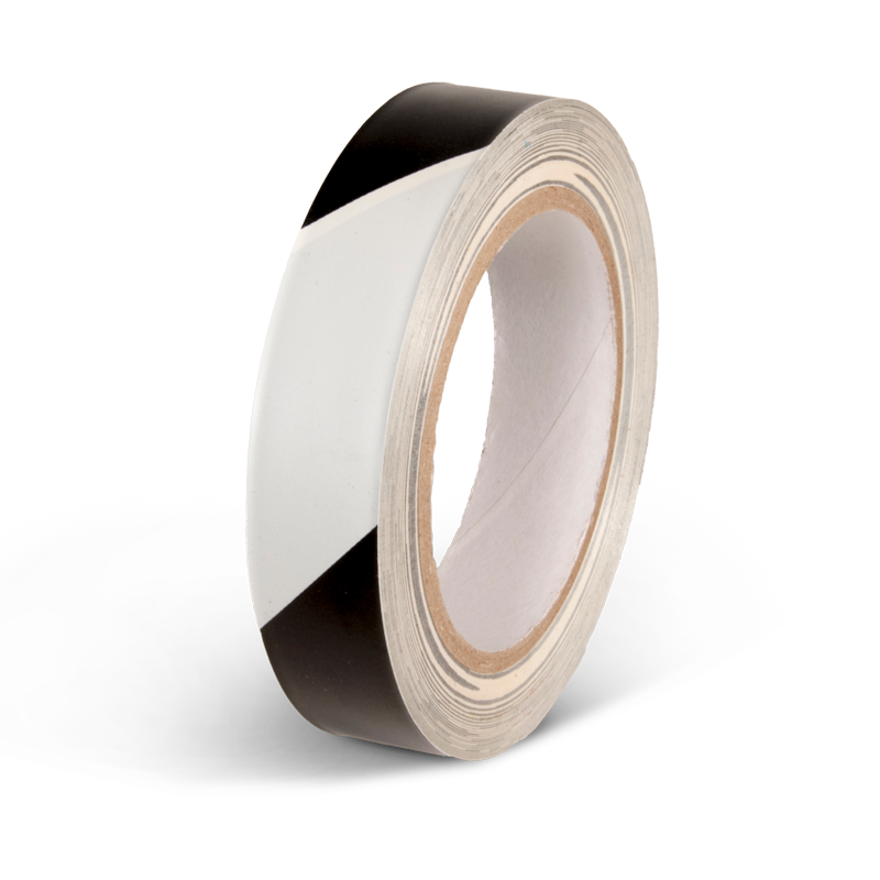 Conformable Adhesive Hazard Stripe Marking Tape (54 ft)