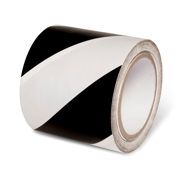 Conformable Adhesive Hazard Stripe Marking Tape (54 ft)
