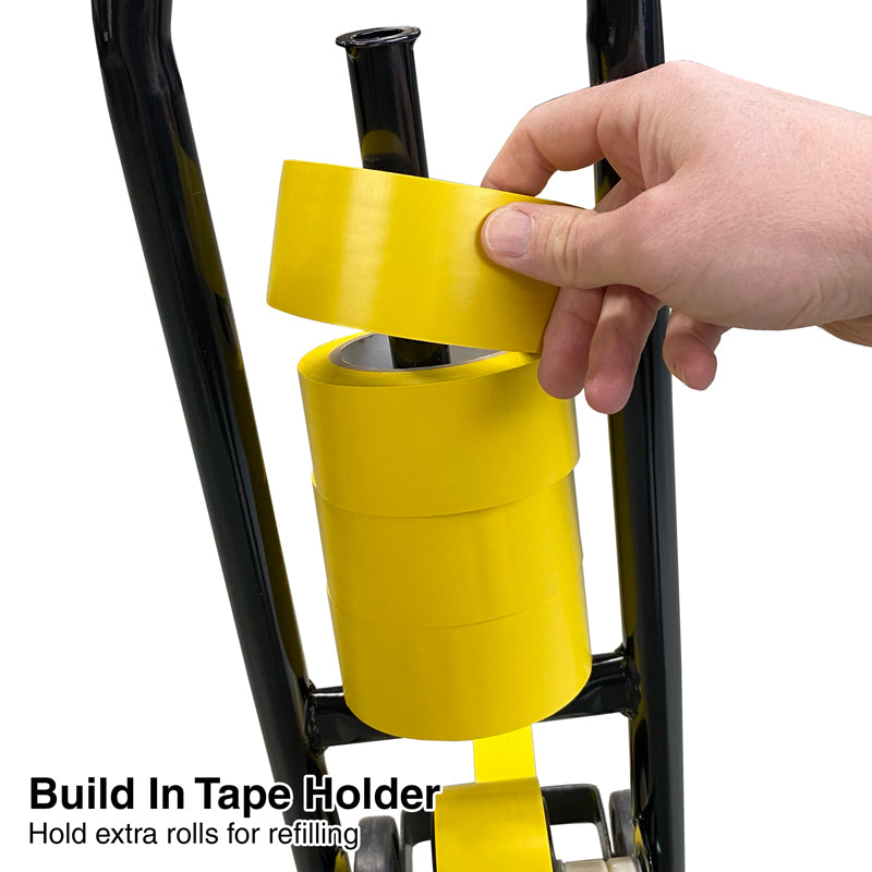 WTD200 Solid Steel Warehouse Lane Self-Wound Marking Tape Applicator