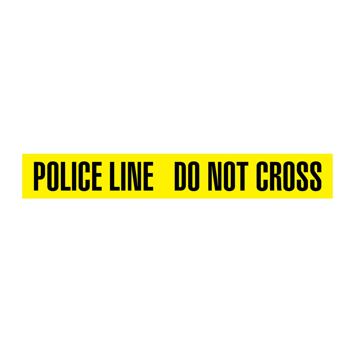 BT1048 Yellow/Black POLICE LINE DO NOT CROSS Barricade Message Safety Tape (3 in x 1,000 ft) 12 /case - Price per Roll