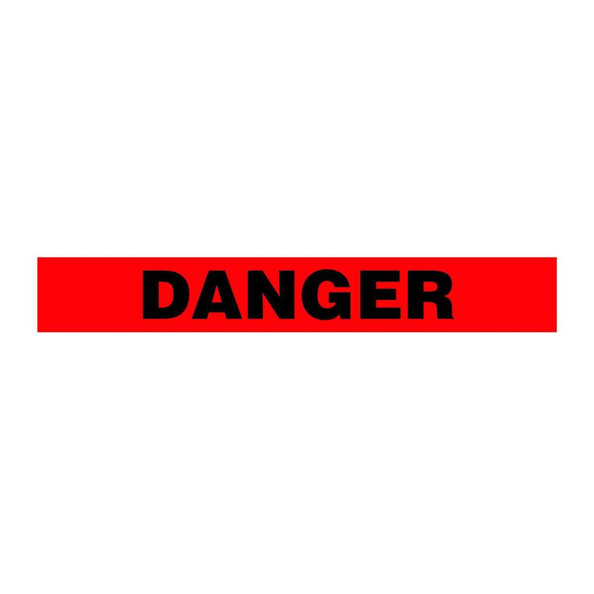 Red/Black DANGER Barricade Message Safety Tape (3 in x 1,000 ft) 12 /case - Price per Roll