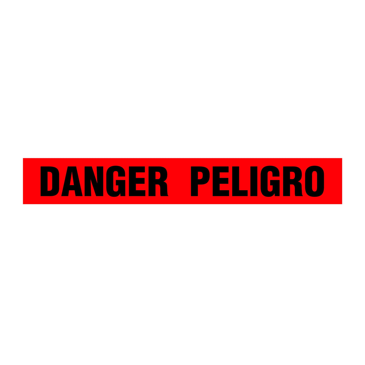 Red/Black DANGER PELIGRO Barricade Message Safety Tape (3 in x 1,000 ft) 12 /case - Price per Roll