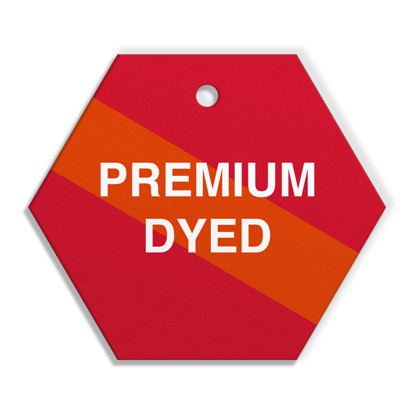 FT103 CPPI PREMIUM DYED Fuel Identification Tags (2.56" Hexagon) 250 /pkg