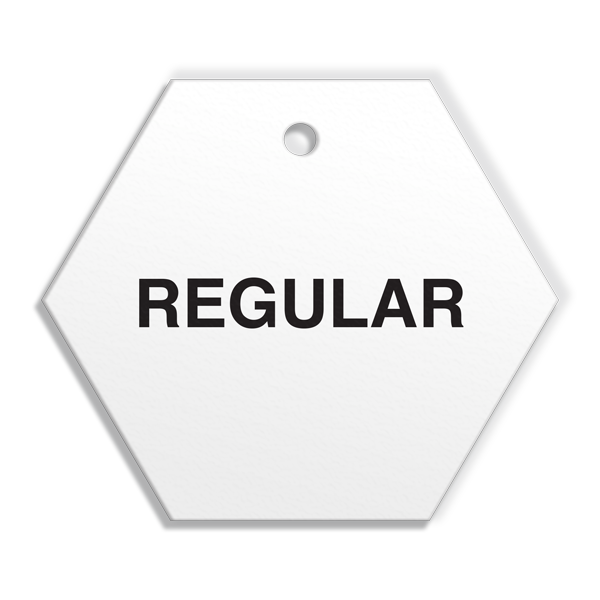 FT106 CPPI REGULAR Fuel Identification Tags (2.56" Hexagon) 250 /pkg