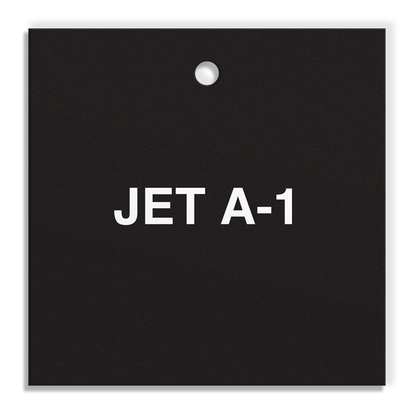 FT128 CPPI JET A-1 Fuel Identification Tags (2.56" Square) 250 /pkg