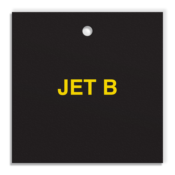 FT129 CPPI JET B Fuel Identification Tags (2.56" Square) 250 /pkg