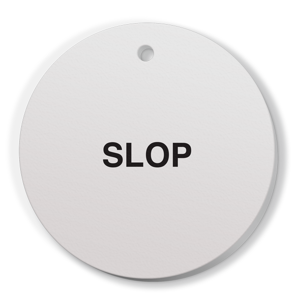 FT139 CPPI SLOP Fuel Identification Tags (2.56" Circle) 250 /pkg
