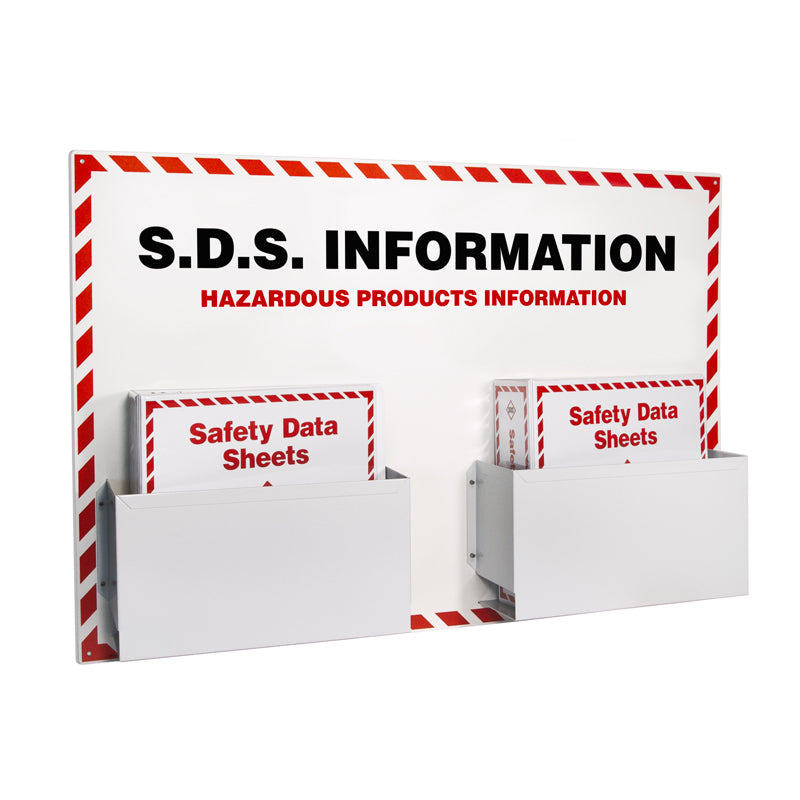 GHS1011 24 in x 36 SDS HAZMAT and WHMIS (Safety Data Sheet) Center Information Station with Binders