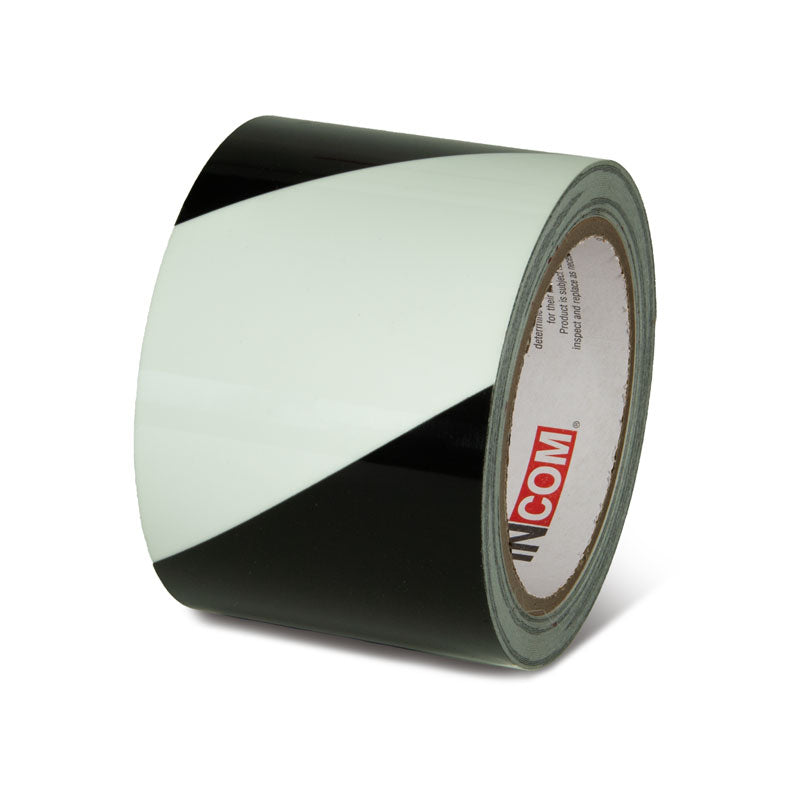 Glow-in-the-Dark Phololuminescent Adhesive Safety Tape (30 ft)