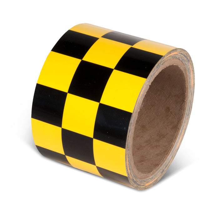 Laminated Adhesive Checkerboard Pattern Marking Tape (54 ft)