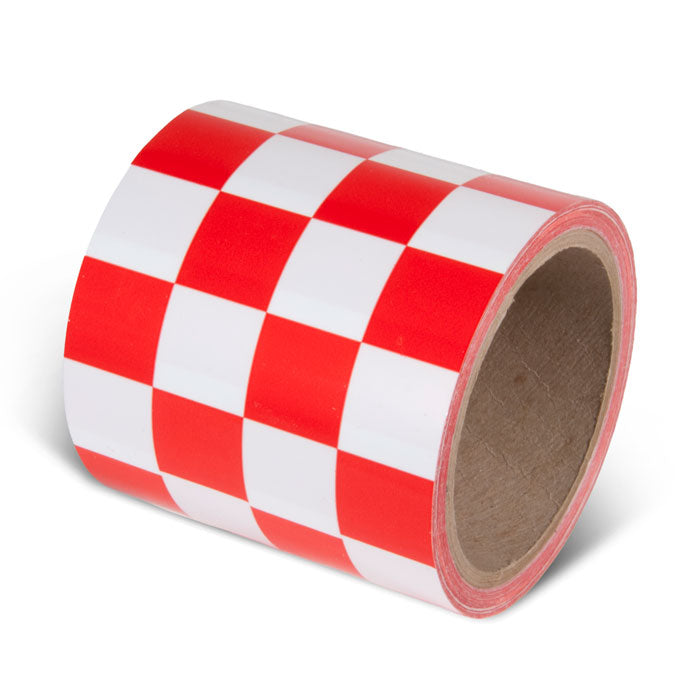 Laminated Adhesive Checkerboard Pattern Marking Tape (54 ft)