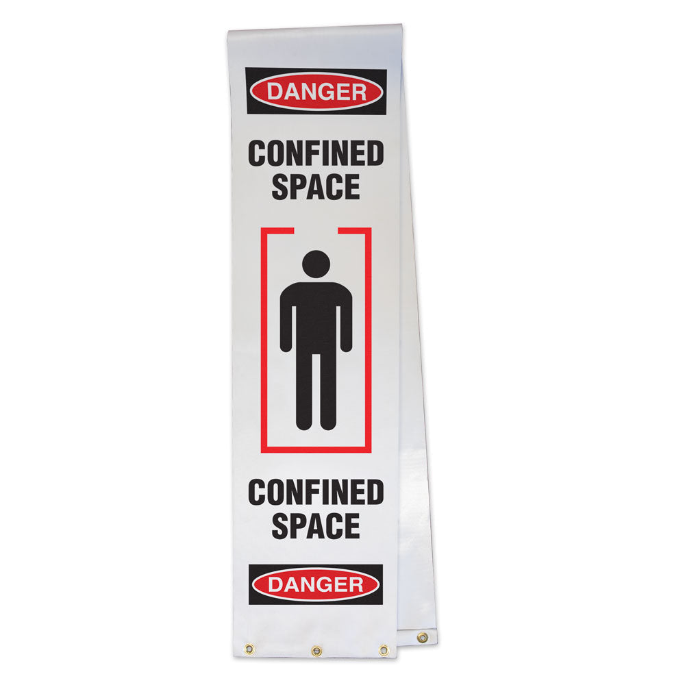 Ladder Barrier Danger OSHA Wrap (12 in x 90 in)