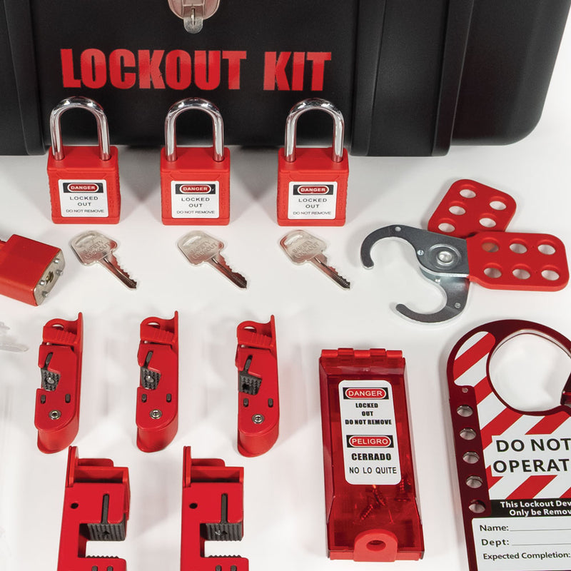 Lockout/tagout identification products