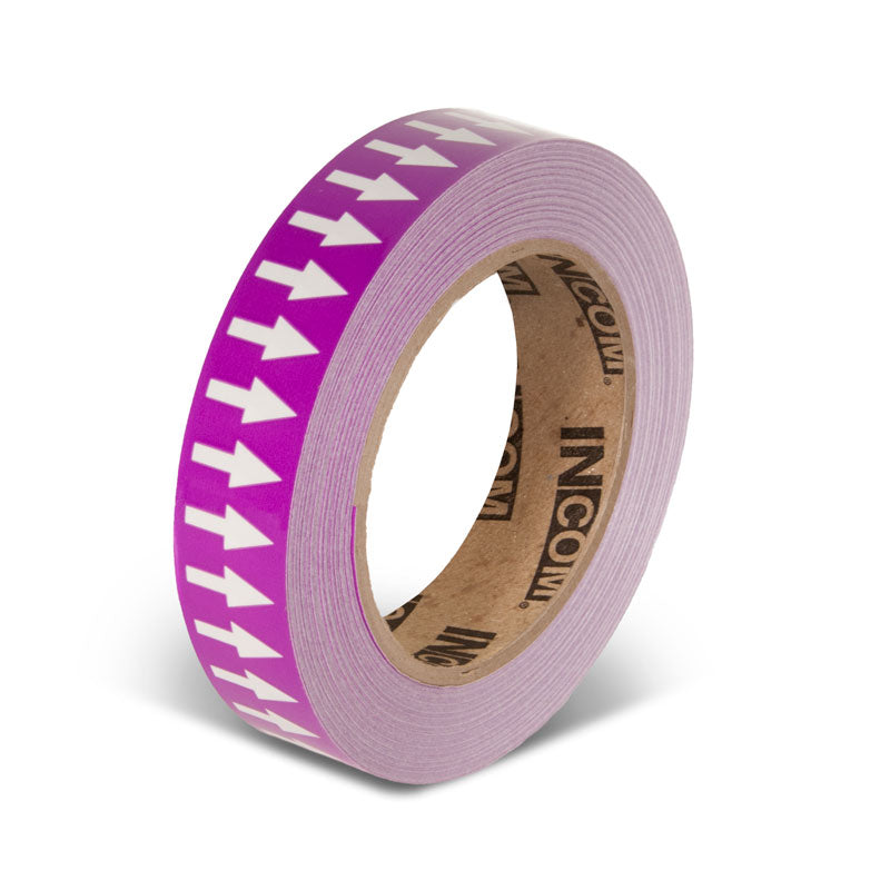 Pipe Marker Adhesive Directional Flow Arrows on a roll (108 ft)