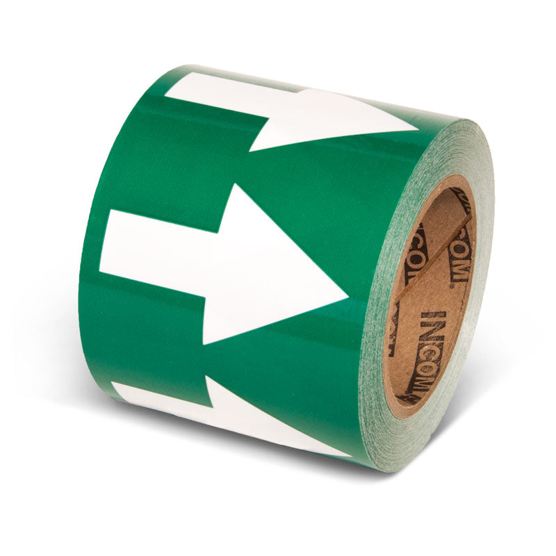 Pipe Marker Adhesive Directional Flow Arrows on a roll (108 ft)