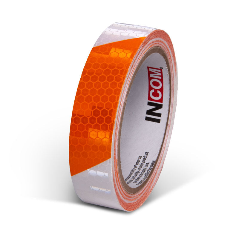 Prismatic Hazard Stripe Engineer Grade Reflective Adhesive Tape (30 ft)