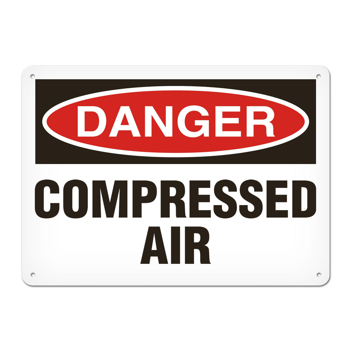 DANGER COMPRESSED AIR PrimeGuard Traditional OSHA Style Safety Sign