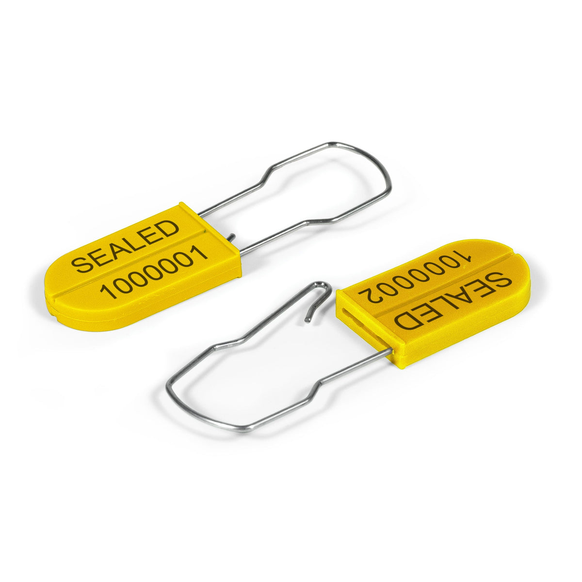 TS4000Y Yellow Padlock Plastic and Metal Security Seals (1,000 /case)