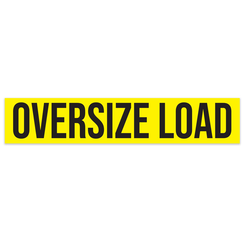 Illuminated Light-Up Pilot Car Over-Dimensional Load Sign Insert (71.5 in x 13.5 in)