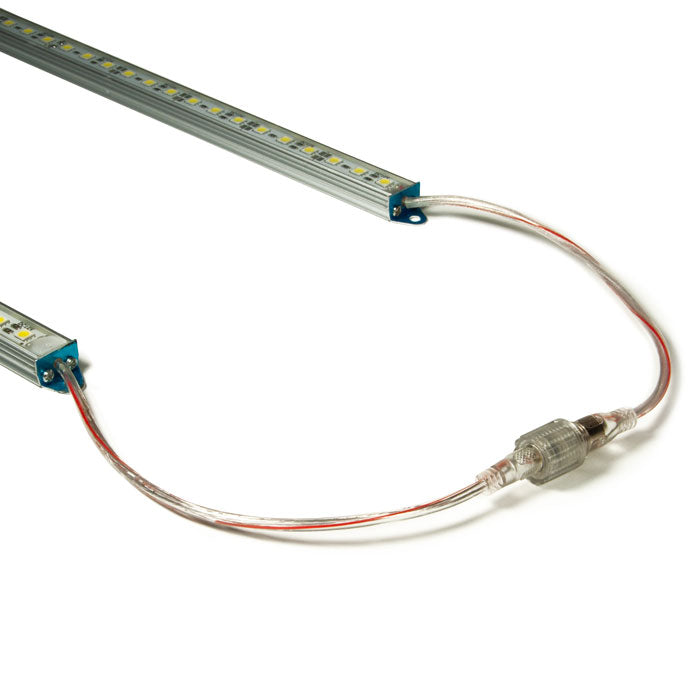 TS8200 Vehicle Mountable Illuminated Light-Up Pilot Car Sign Replacement LED Light Bars Close up of connection closed
